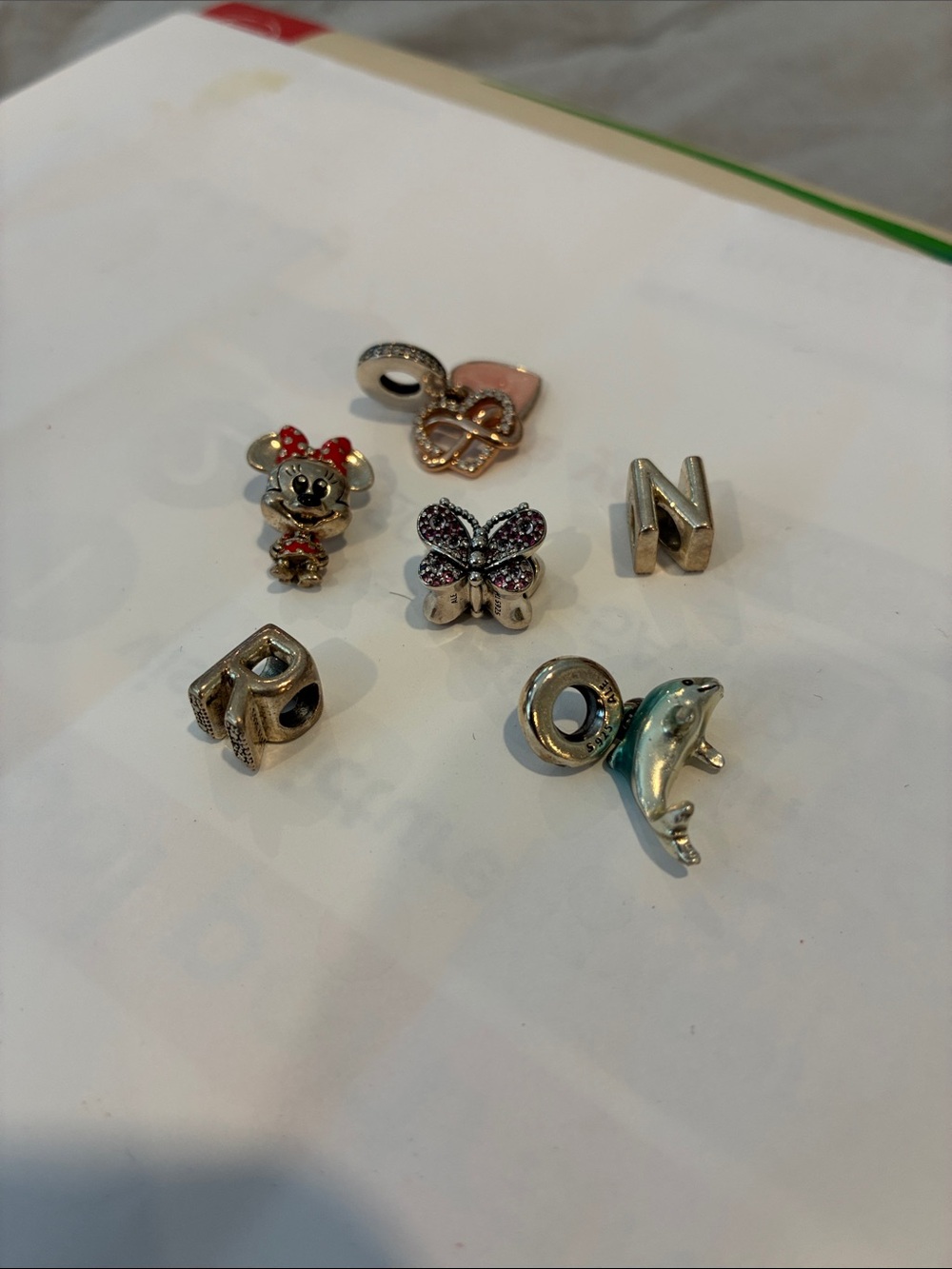 Pandora charms lot of 6
